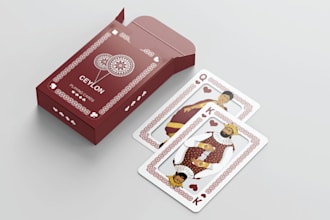 design card game template illustration trading card board game
