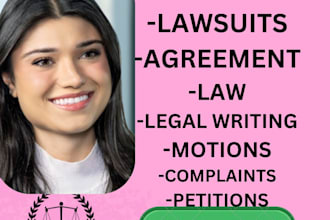 draft legal documents, complaints, motions, petitions swiftly as a paralegal