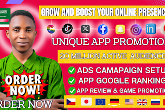 increase your app visibility, app promotion, review using social media marketing