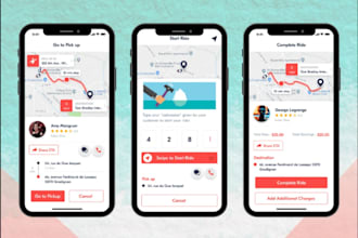 develop taxi booking app booking website uber clone app rideshare app gojek app