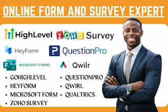 setup gohighlevel heyform questionpro microsoft form qwirl qualtrics zoho survey