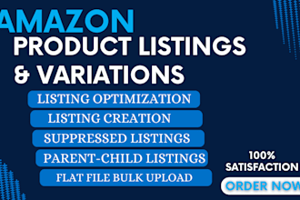 create amazon listing, variation upload, fix errors
