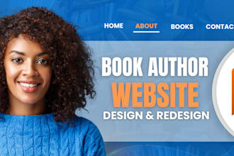 design book author website, ebook website, course website, author landing page