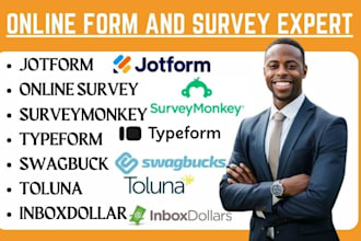 create jotform online survey surveymonkey typeform swagbuck toluna inboxdollar