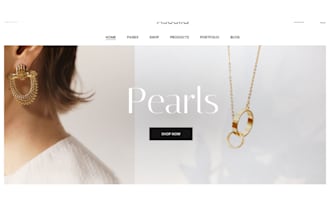 design necklace shopify store jewelry website jewelry store earrings bracelets