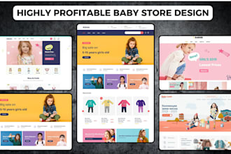 design highly profitable baby clothing website clothing website baby store