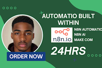 build n8n automation workflow ai agent chatbot make scenario tutor and fix bugs