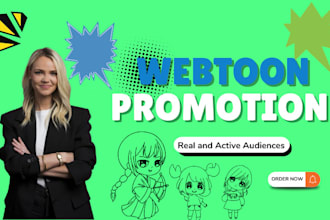 do webcomic promotion, webtoon promotion, manga, tapas, webcomic organically