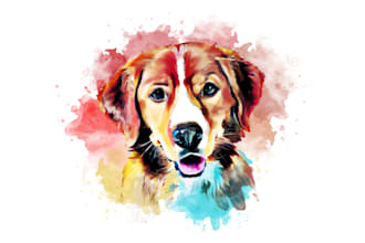 create an amazing watercolor portrait or illustration