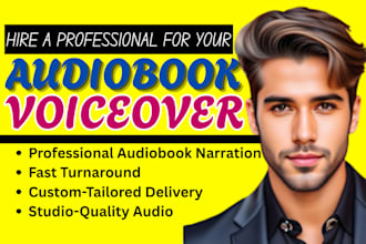 do voiceover for your training course audiobook male audiobook fiction voiceover