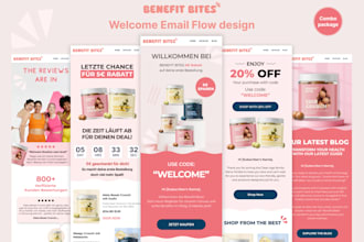 design a klaviyo email flow