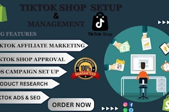 design ugc tikshop, promote, fix, usa tiktok dropshipping
