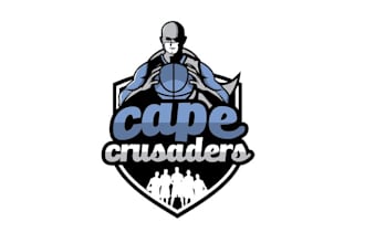 design confident nonprofit kids basketball program logo