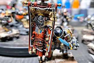 paint your warhammer 40k,30k,8k horus heresy,wargaming dnd miniature to standard