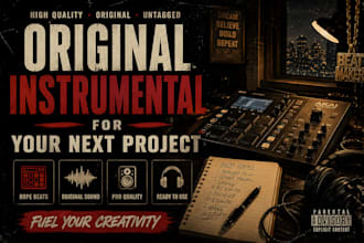 produce an original instrumental for your next project