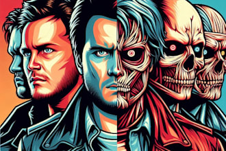 make an awesome vector wpap pop art