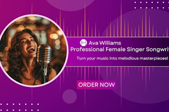 be your professional female love song vocalist singer songwriter