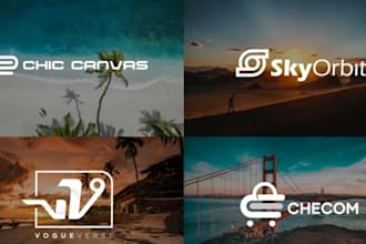 do modern, minimalist professional custom brand logo design