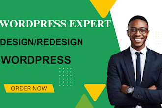 build, rebuild, design, redesign wordpress website, business website development