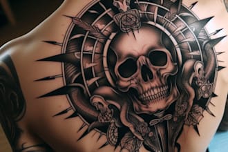 create a unique and custom tattoo design