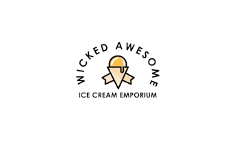 design fun ice cream shop logo