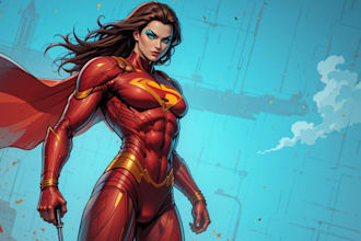 draw superhero character art
