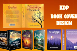 design an original professional KDP non fiction paperback book cover