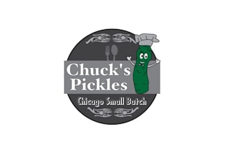 design artwork beautiful pickle company logo