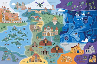 draw colored fantasy maps for prints, events, rpg, dnd games