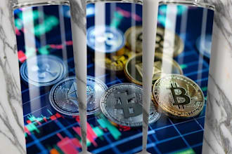 design a professional cryptocurrency, blockchain, and coin logo