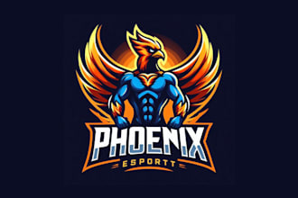 create amazing phoenix mascot logo within two days