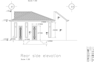 do auto cad floor plane,2d drawings, bill of quantity