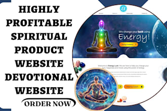 design spiritual product shopify store devotional store psyche spiritual website