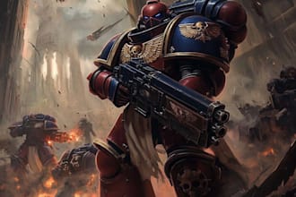 draw your warhammer 40k and age of sigmar miniatures