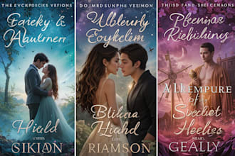 design erotic book cover for adult and romance