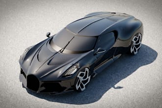 do 3d car modeling and realistic rendering using blender