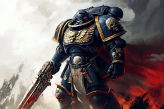 create a warhammer 40k character and creature
