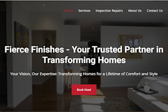 design a construction, roofing, hvac, plumbing, and remodeling website