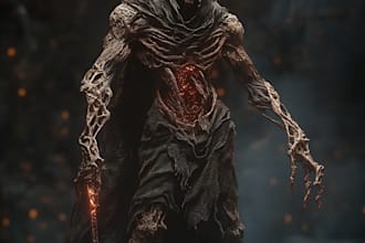create any kind of fantasy scary horror character