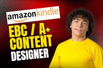 design amazon kdp aplus content amazon ebc and web book banner for kdp marketing