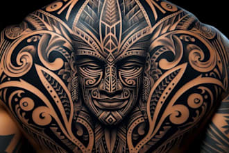 design your polynesian tribal tattoo