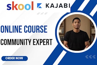 setup skool online course mighty networks kajabi circle so community