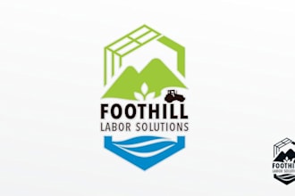 design a travel, mountain, camp, or adventure logo