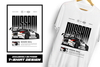 draw car vector illustration automotive for t shirt design