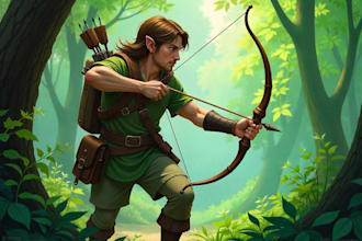 create a dnd art and d and d character for you