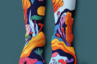 sell you premade socks design pattern