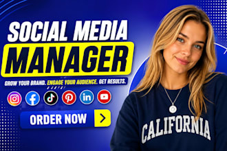 your social media manager and content creator, instagram marketing manager