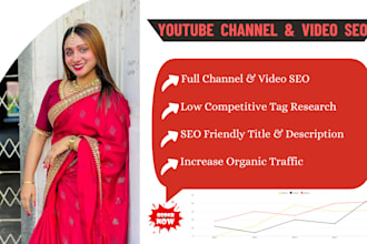 do youtube channel SEO and video optimization for top