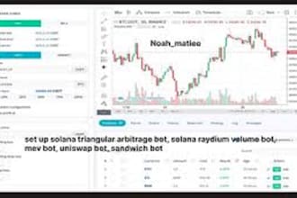 setup profitable crypto arbitrage bot with triangular arbitrage bot, volume bot