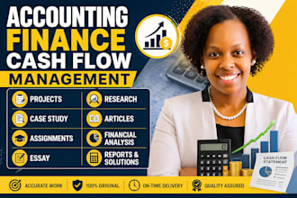assigned task, accounting, finance, cash flow management and case study topic